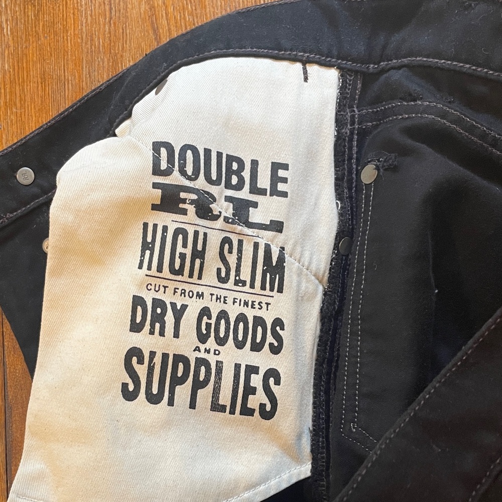 Ralph Lauren RRL Double RL black moleskin jeans - Picture 7 of 8